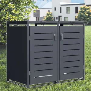 Public Area Recycling Garbage Waste Bin 240L Outdoor Trash Can