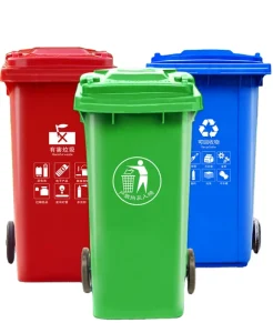 Purple 240L 360L 660L 1100 Liter Wheelie Recycle Plastic Waste Bins Medical Garbage Recycle Dustbin