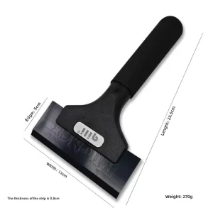 Qili Car Film Application Tools Long PVC and TPU Hard Squeegee Wiper for Body Solar Film Car Water Vinyl Wrap Scraper