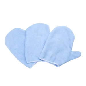 Quick-Dry Household Terry Weave Dusting Gloves Washable Reusable Microfiber Mitts for Car