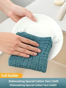Quick Dry Kitchen Custom Microfiber Cleaning Cloth High Absorbent Kitchen Towels Reusable Seamless Cleaning Cloths for Dishes