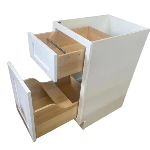 RTA Door Panel Inset Frame Recessed White Shaker Soild Wood Kitchen Cabinet