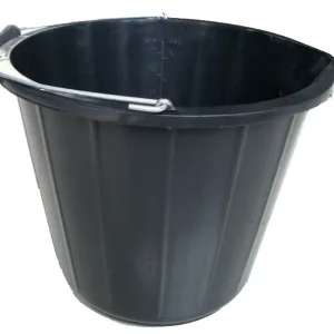 RZHR 0009 Black PE Plastic Bucket
