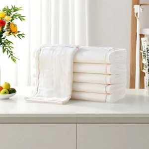 Rainbow Oil Repellent Lint Free Kitchen Cleaning Cloth Non Greasy Household Cleaning Cloth Easy Clean Special Dishwashing Cotton
