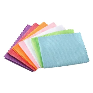 Rayshine Eco-Friendly Microfiber Multi-Purpose Glasses Screen Grease Dirt Finger Print Cleaning Cloth Wipe Customized
