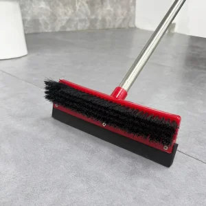 Realida Long Pole Crevice Cleaning Brush Bathroom Scrub Brush Wiper Head Multi Surface Gap Cleaning Brush