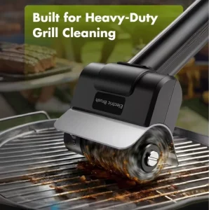 Rechargeable Electric Grill Cleaning Brush Brushless Motor Waterproof Design for BBQ Grates Griddles Smokers