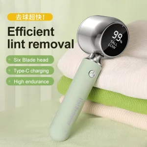 Rechargeable Hair Trimmer and Clothing Lint Remover for Home and Hotel Use Battery Powered Electric Hair Remover