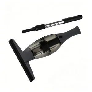 Rechargeable Handheld Window Vac IPX6 Waterproof Wet Dry Glass Cleaning Squeegee with Extra Connecting Rod & Cleaning Kit
