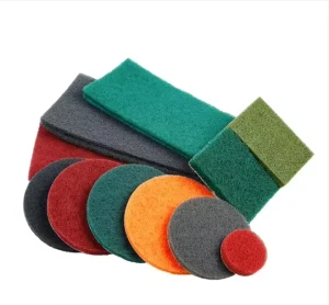 Rectangle Scouring Pads Heavy Duty Scour Pads 4 X 6 Inch Reusable Green Scrub Pads for Metal Grills Kitchen Sink Bathroom