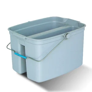 Rectangular Household Washing Mop Bucket Single Handle Portable Large Thickened Plastic Double Grid Bucket