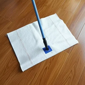Recyclable 50*70cm Cotton Antibacterial Biodegradable 220gsm Floor Cleaning Cloths for Household Use