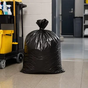 Recyclable Can Liners Reusable Plastic Garbage Bags High Quality Manufacturing Construction Waste Bags Large Strong Trash Bag