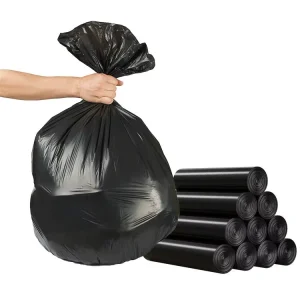 Recyclable Customized Trash Bag Heavy Duty Large Portable Garbage Bags Eco Friendly PE Garbage Bag