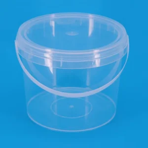 Recyclable Food Grade Clear PP Plastic Round Buckets Pails with Lids Drums Pails & Barrels
