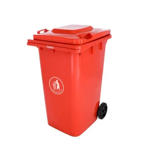 Recycling Plastic Rubbish Waste Bins 240L for Outdoor Parks with Lids