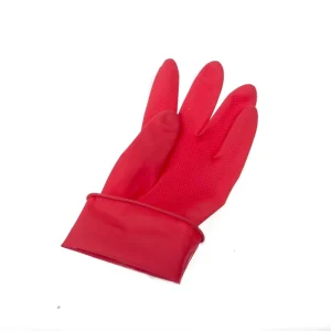 Red Comfort Kitchen Cleaning Latex Long Sleeve Household Rubber Gloves manufacturer