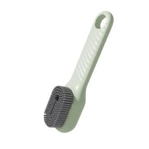 Refillable Cleaning Brush Soft Bristle Shoe and Laundry Brush Gentle Home Cleaner