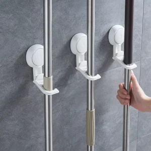 Removable Drill free Mop Holder Umbrella Toilet Brush Holder Bathroom Accessories Broom Holder for Bathroom Balcony