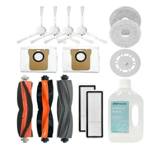 Replacement Fit for Dreames Bot S10X10 Main Spin Brush Hepa Filter Dust Bag Mop Cloth Robotic Vacuum Cleaner Accessories
