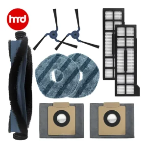 Replacement Parts Kit Fit for Eufy X10 Pro Omni Robotic Vacuum Roller Side Brush Hepa Filter Mop Cloth Rag Dust Bag Accessories