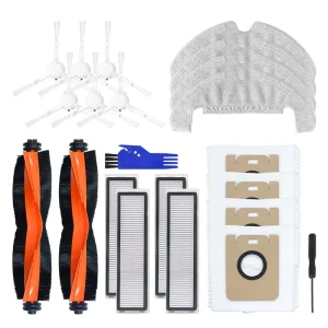 Replacement Parts for Dreame D10 Plus Robot Vacuum Cleaner Z10 Pro Accessories Main Brush Side Brush Filter Mop Pad Dust Bag