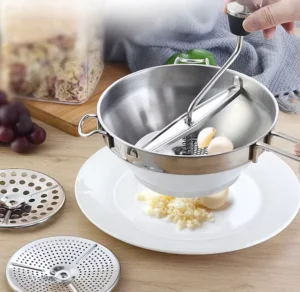 Retail Kitchen with 3 Interchangeable Discs Manual Mill Stainless Steel Food Mill Vegetable Food Chopper