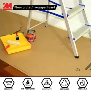 Retail Store Floor Protection Cardboard Waterproof for Vinyl Floor Care