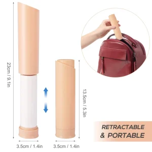 Retractable Lint Roller Mini Lint Roller for Clothes Extra Sticky Portable Sticky Lint Roller for Travel