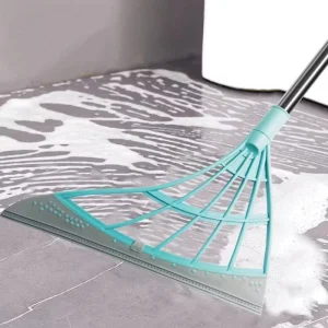 Retractable Long Handle Floor Scraper Broom Household Window Floor Cleaning Brush