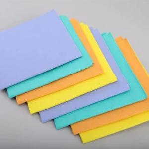 Reusable 38*38 Microfiber Absorbent Cleaning Cloths Viscose Drying Cloths for Kitchen and Car Wash