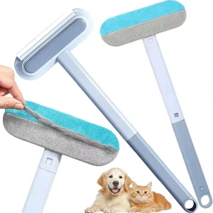 Reusable 4 in 1 Pet Hair Removal Tool Pet Cleaning Washable Lint Brush for Cat and Dog Hair Remover Brush Plastic
