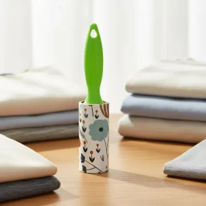 Reusable Adjustable Lint Roller with Strong Adhesive for Pet Hair Removal Eco-Friendly Durable
