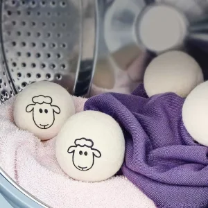 Reusable Anti Wrinkle Dryer Balls Set Special Non Tangle Laundry Balls for Efficient Wrinkle Prevention Wool Dryer Discs
