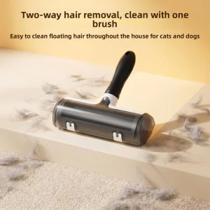 Reusable Automatic Hair Collector Pet Lint Brush Two Way Push Pull Fur Remover for Couch Carpet Clothing Pet Supplies