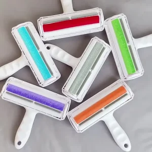 Reusable Cat Dog Pet Hair Remover Roller Brush Removing Dog Cat Self Cleaning Lint Cleaning One Hand Operate