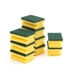 Reusable Cleaning Sponge Kitchen Washing Dishes 45mm Thick Non Scratch Scouring Pad Sponge Scrubber