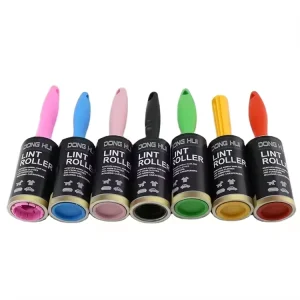 Reusable Cleaning Travel Pink Cute Easy Tear Set Silicone Paper Adhesive Pet Hair Remover Lint Roller Refills