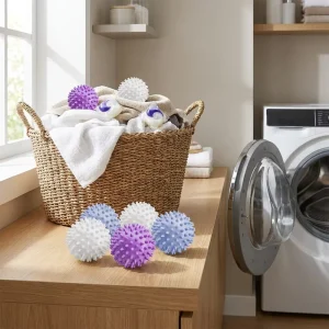 Reusable Dryer Balls 6CM Laundry Balls Washer Dryer Fabric Softener Alternative Anti Wrinkle Laundry