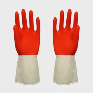 Reusable Household Cleaning Kitchen Gloves Natural Latex From Thailand Custom Logo Custom Package Thin