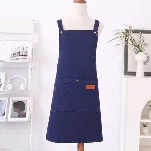 Reusable Kitchen Aprons for Cooking Painting Party Waterproof Canvas for Chef and Barista