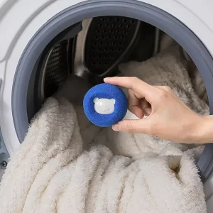 Reusable Magic Laundry Balls Kits Eco-Friendly Wool Sticker Cat Hair Remover Ball Washing Machine Filter Detergent