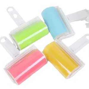 Reusable Manual Plastic Washable Adhesive Lint Roller & Remover for Clothes