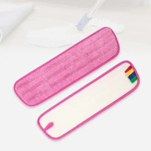 Reusable Microfiber Mop Pads Refills for Floor Cleaning Washable Replacement Dry Wet Flat Mop Heads