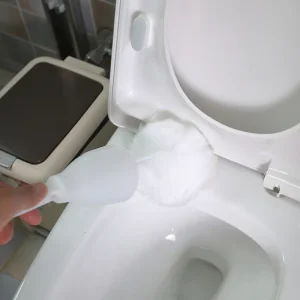 Reusable PP Material Soft Hair Self Wringing Toilet Cleaning Brush Multi Functional Home Use