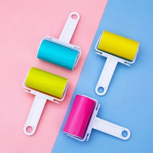 Reusable Pet Hair Lint Roller Washable Sticky Clothes Sticky Lint Remover Roller