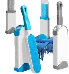 Reusable Pet Hair Remover Brush Double Sided Electrostatic Lint Roller for Dog Cat Fur Dog Cat Hair Removal Comb