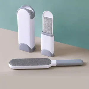 Reusable Pet Hair Remover Brush Double Sided Electrostatic Lint Roller for Dog Cat Fur Dog Cat Hair Removal Comb