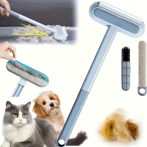 Reusable Pet Hair Remover Brush for Dogs Cats Multifunctional Fur Lint Roller Hair Removal Tool for Sofa Carpets Cleaning Aid