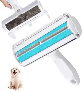 Reusable Pet Hair Remover Roller One-Hand Push-Pull Design for Effortlessly and Thoroughly Remove Cat & Dog Fur
